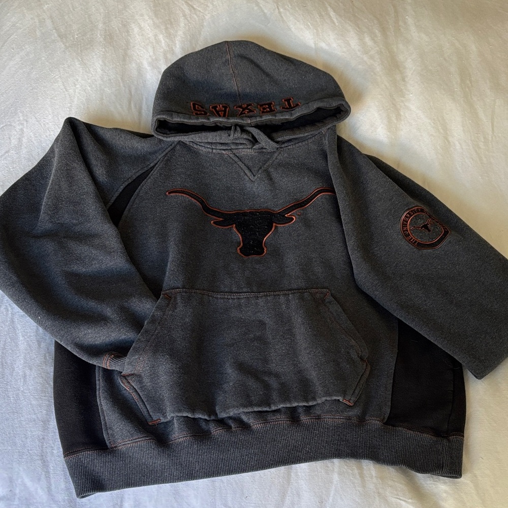 Gray Hoodie, Texas Longhorns Sweatshirt